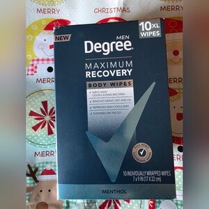Degree Men Maximum Recovery Body Wipes - Blue